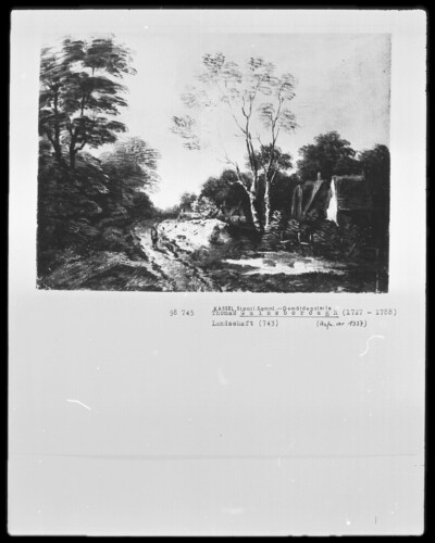 Landscape with farmhouses