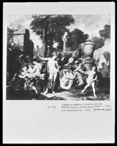Bacchus with entourage