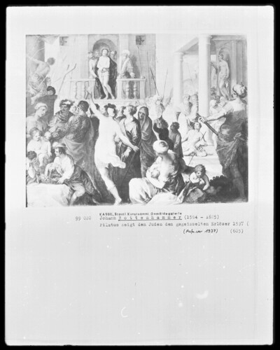 Pilate showing the Jews the castigated Savior