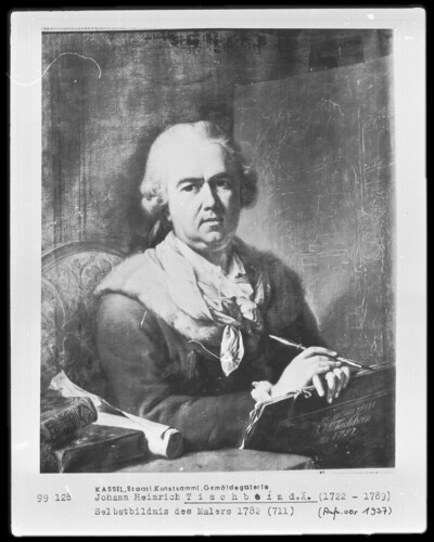 Self-portrait of the painter