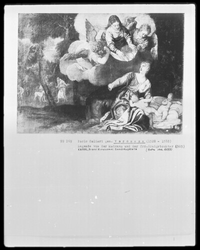 Mary healing the daughter of the King of France by miracle