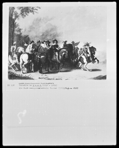Group of riders at a site review