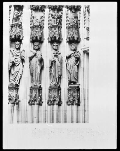 von innen nach außen: Johannes der Täufer, Joachim, Elias, David