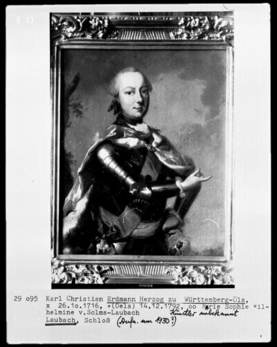 Karl Christian Erdmann Herzog zu Württemberg-Öls