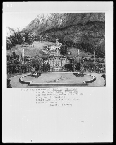 Linderhofer Schloss, Nordseite