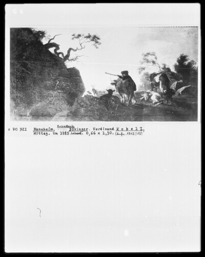 Shepherd with herd (noon)