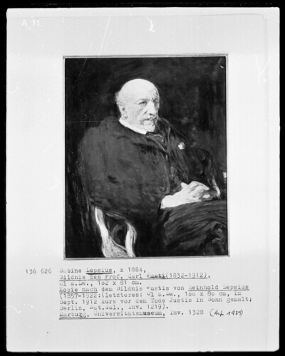 Portrait of Professor Carl Justi