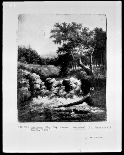 Landscape with waterfall
