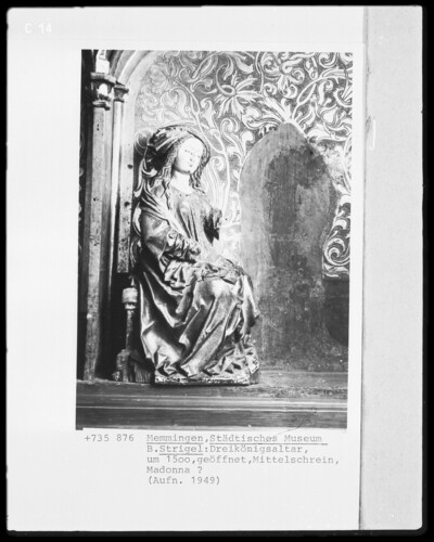 Epiphany altar: Madonna