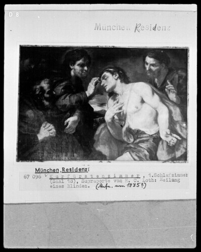 Healing of a blind man