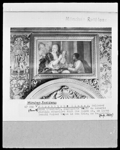 Plotina cuts off her hair to accompany her consort Emperor Trajan into the war