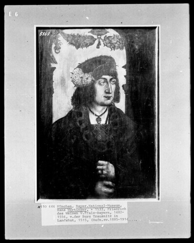 Bildnis Friedrich 2. des Weisen von Pfalz-Bayern