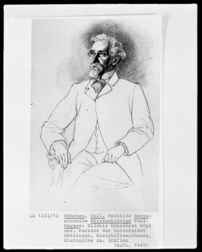 Portrait nis rat Höpfner, curator of the University of Göttingen
