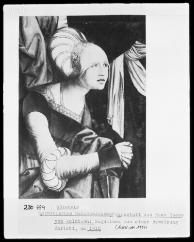Magdalena from a crying of Christ
