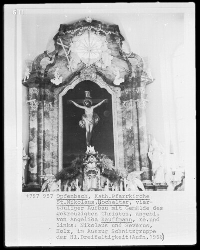 Altar painting with high altar