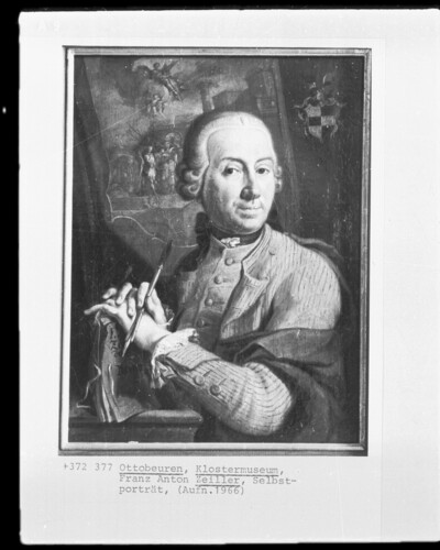 Selbstporträt von Franz Anton Zeiller