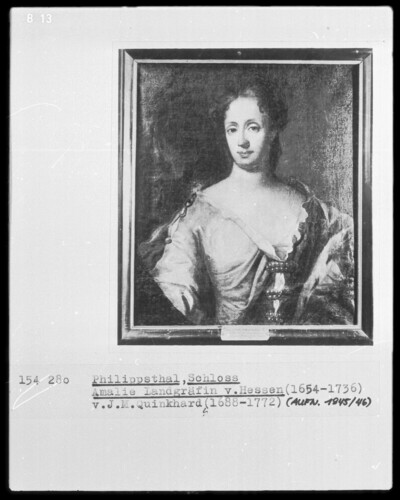 Portrait Landgräfin Amalie von Hessen (1654-1736)