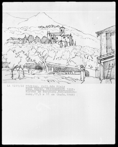 Church on the mountain slope