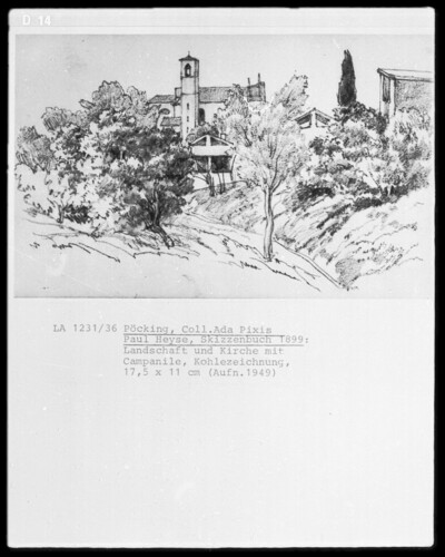Landscape and Church with Campanile