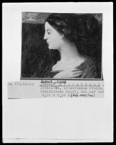 Greek study, female head