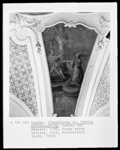 Darstellung marianischer Vorbilder aus dem alten Testament: Jaddam vor Amazja (?)
