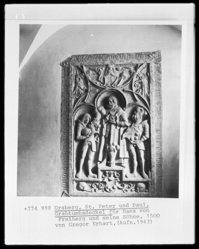 Headstone of Hans von Freiberg and his sons