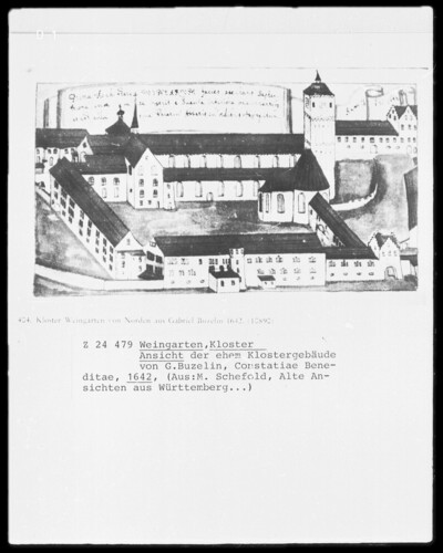 Wine garden, monastery, overall view from the south of the former. Monastery building
