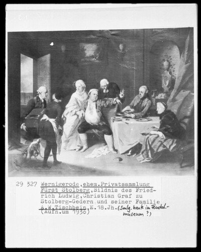 Bildnis des Friedrich Ludwig Christian Graf zu Stolberg-Gedern und seiner Familie