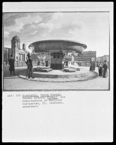 The granite bowl in Berlin’s Lustgarten