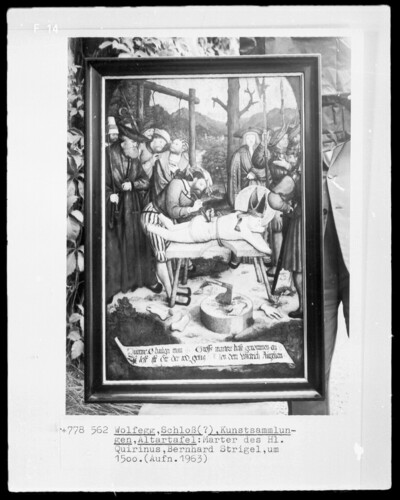 Altar board: Marter of Saint Quirinius