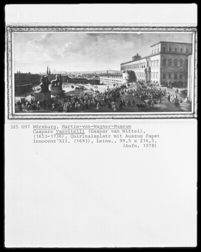 Quirinal Square with excerpt Pope Innocent 12.