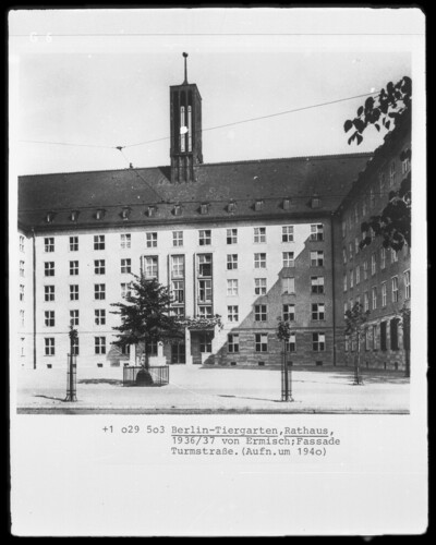 Berlin Tiergarten Town Hall