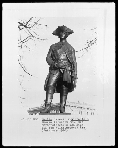 Memorial of General Hans Karl von Winterfeldt