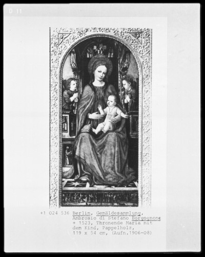 Thronende Maria mit Kind