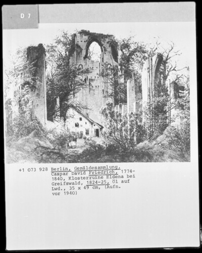 Monastery ruin Eldena near Greifswald
