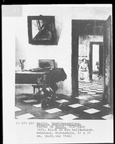 View through three rooms