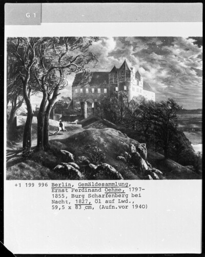Burg Scharfenberg bei Nacht / Schloß Scharfenberg bei Nacht