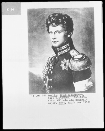 Prince Wilhelm as Major General