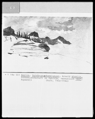 Snow Landscape in the Mountains