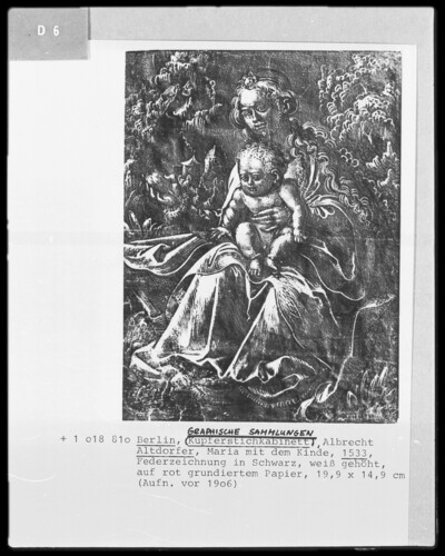 Mary with the Child, Folio recto
