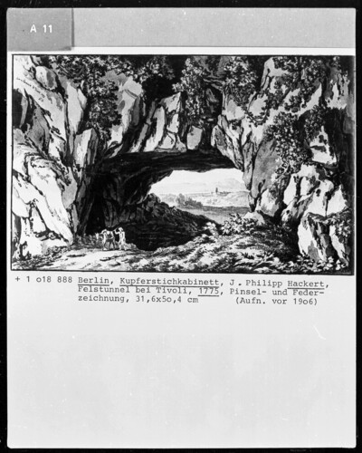 Rock tunnel near Tivoli