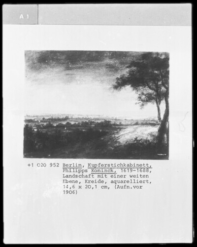 Landscape with a wide plain
