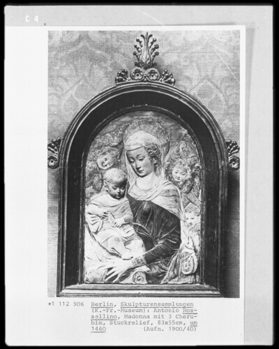 Madonna with three cherubim