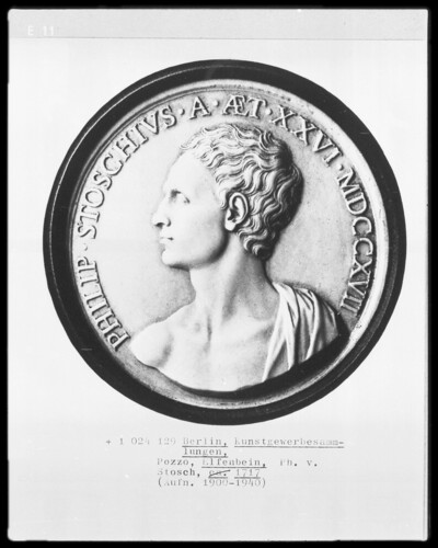 Profile portrait of Philipp von Stosch