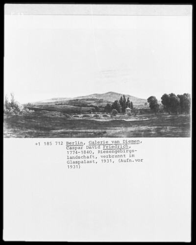 Landscape in the Giant Mountains