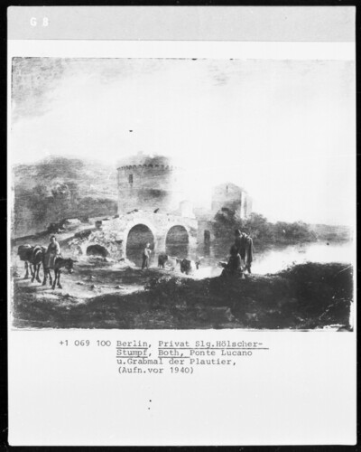 Ponte Lucano and Headstone of the Plautier