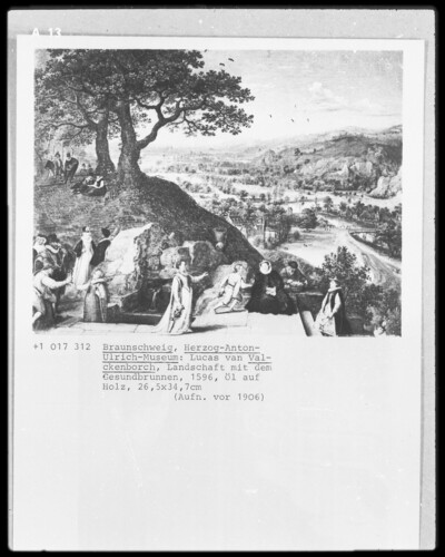 Landscape with health fountain near Bad Schwalbach
