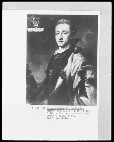Portrait of Freiherr to and from stone