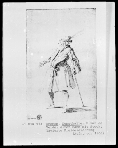 Old man with stick