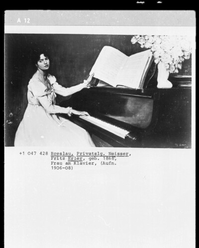 Woman at the piano
